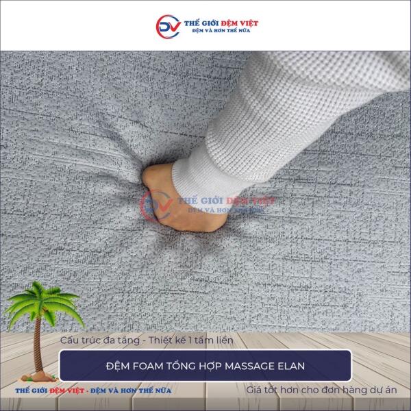 Đệm foam tổng hợp Massage Elan 6